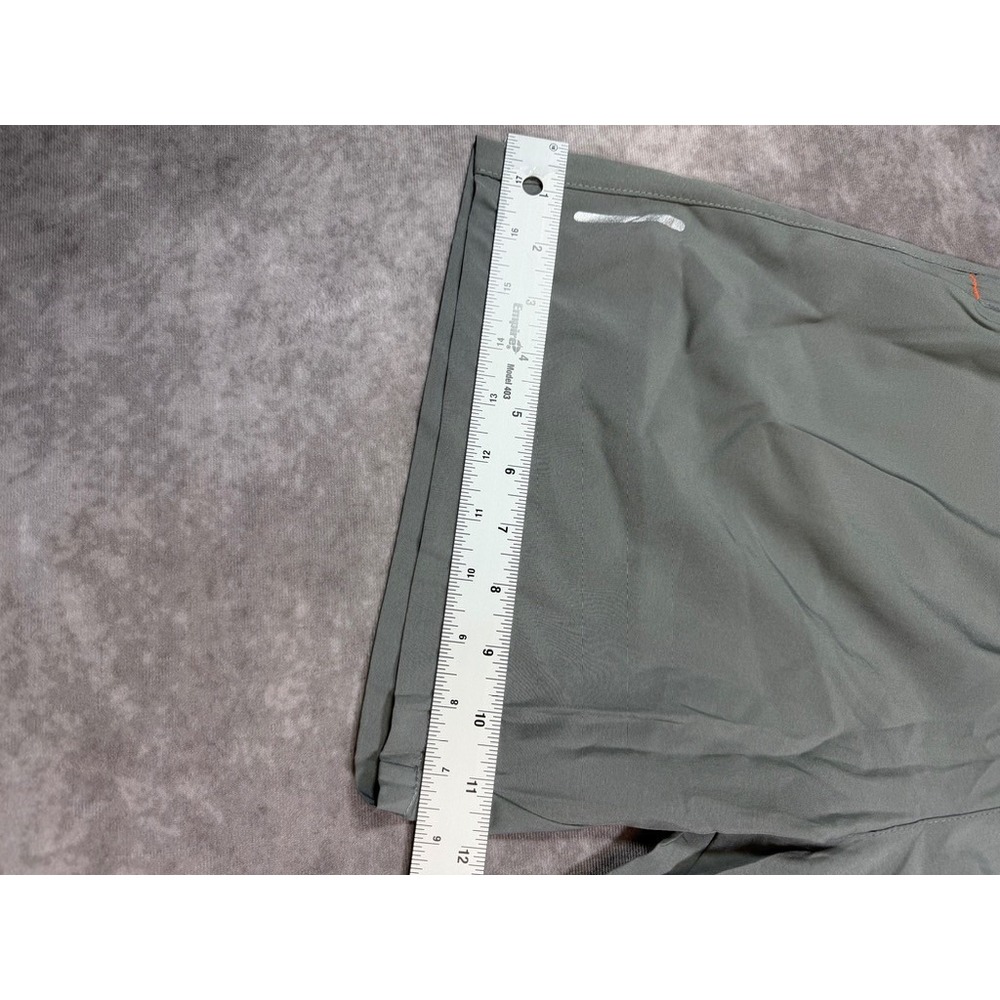 Unbranded Mens Athletic Shorts Medium Gray Polyester Blend Zipper Pockets - Picture 6 of 10